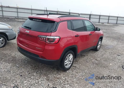 2018 Jeep Compass Sport Fwd from USA, damaged, VIN 3C4NJCAB1JT286479